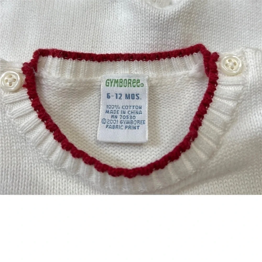 VINTAGE Gymboree Teddy Bear Sweater Romper‎ 6-12 months